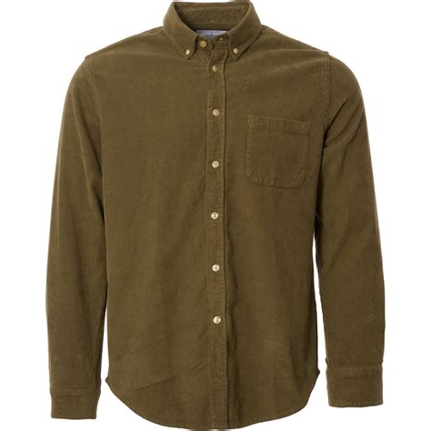 burberry men corduroy|Corduroy Shirt in Olive .